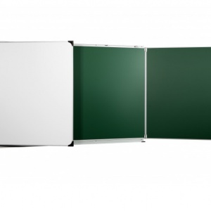 ulmann 105565 tableau triptyque 120 x 200 cm blanc et vert